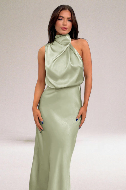 Norelia® | Satin Glamourklänning 