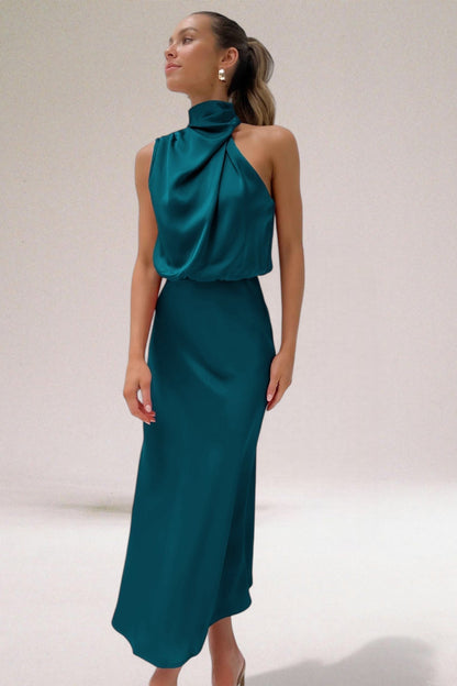 Norelia® | Satin Glamourklänning 