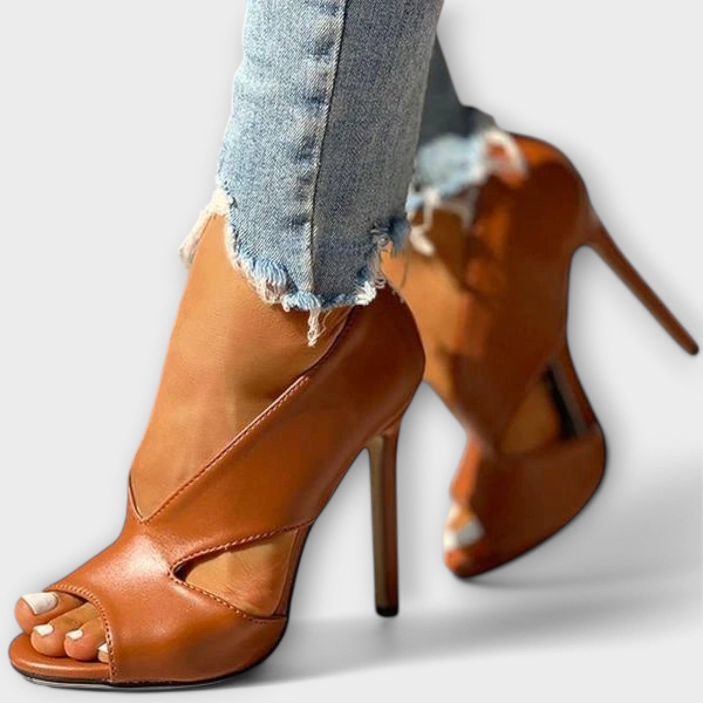 Annelore - Trendiga ortopediska sandaler med elegant mage 