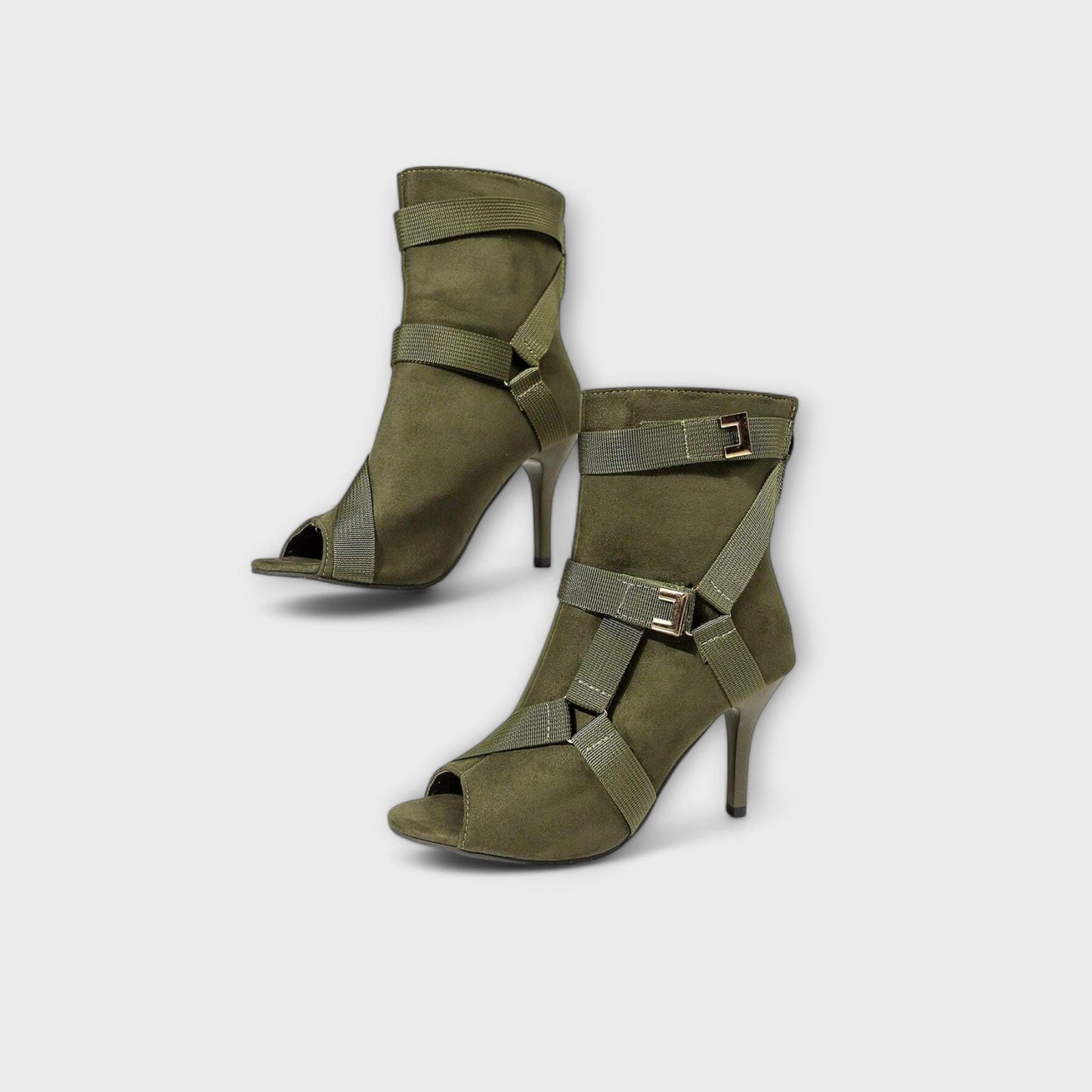 Eleganta Absatz sandal med sömmar