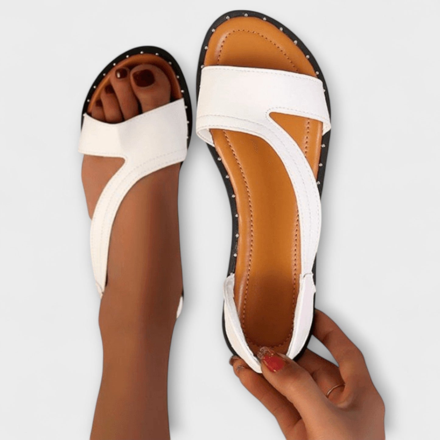 Berta - Moderna sandal med Weicher Gummisohle 
