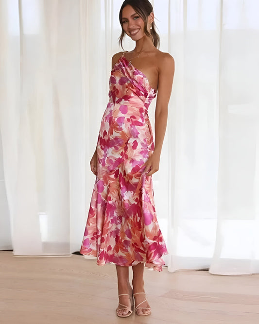 Norelia® | Elegant maxiklänning med blommönster 