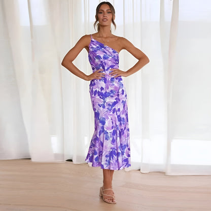 Norelia® | Elegant maxiklänning med blommönster 