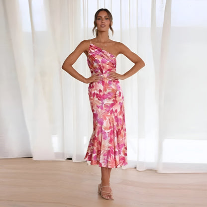 Norelia® | Elegant maxiklänning med blommönster 