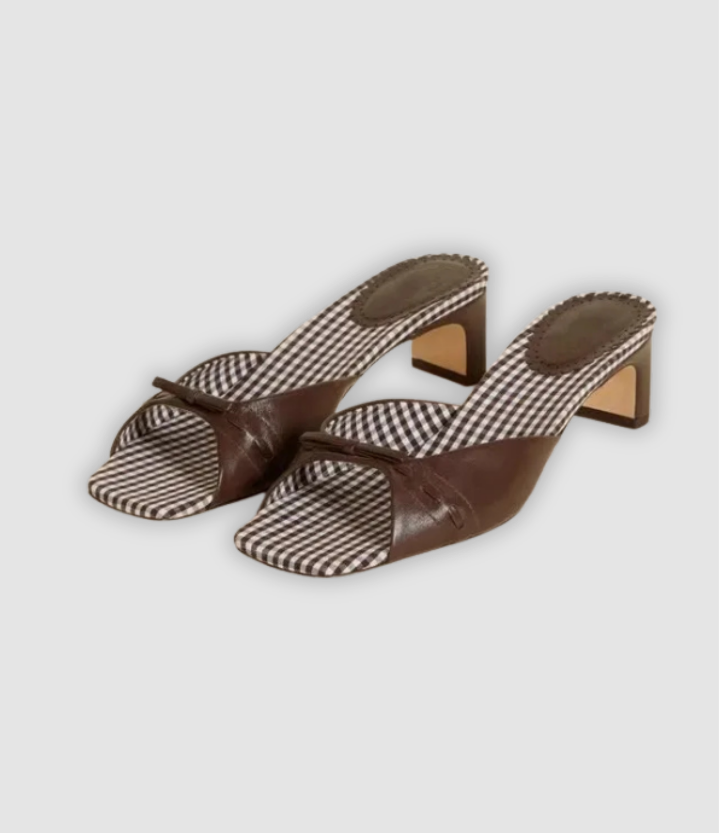 Adiana - Sandaler med Leopardenmuster und Schleife 
