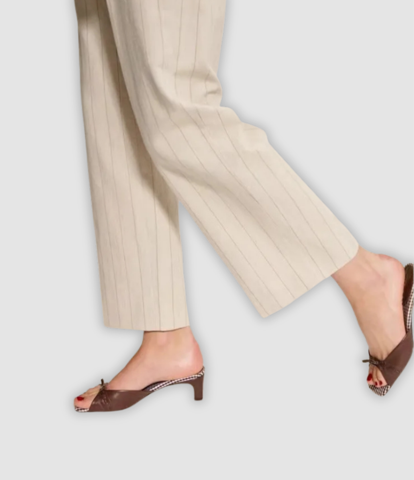 Adiana - Sandaler med Leopardenmuster und Schleife 