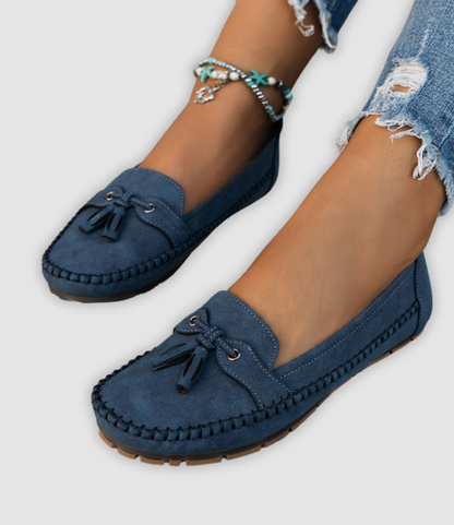 Angel - Klassiska Wild Leather Loafers med Quasten-detaljer