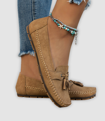Angel - Klassiska Wild Leather Loafers med Quasten-detaljer