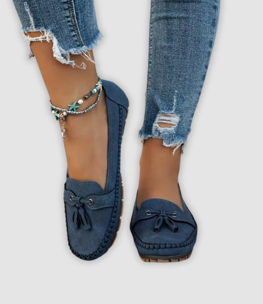 Angel - Klassiska Wild Leather Loafers med Quasten-detaljer