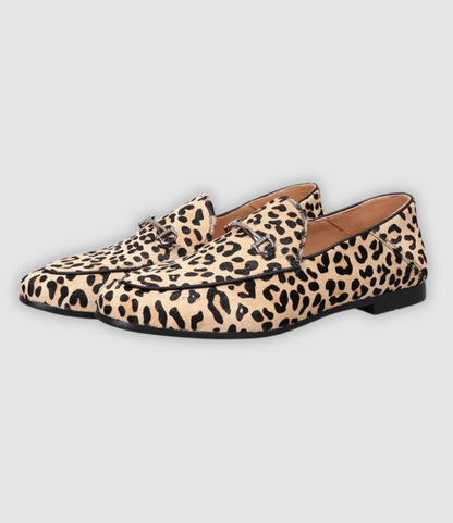 Vera - Loafers med djurmönster