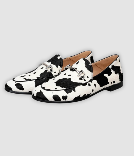 Vera - Loafers med djurmönster