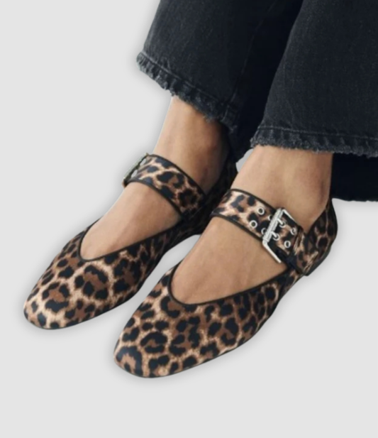 Doris - Loafers med Leopardenmuster 