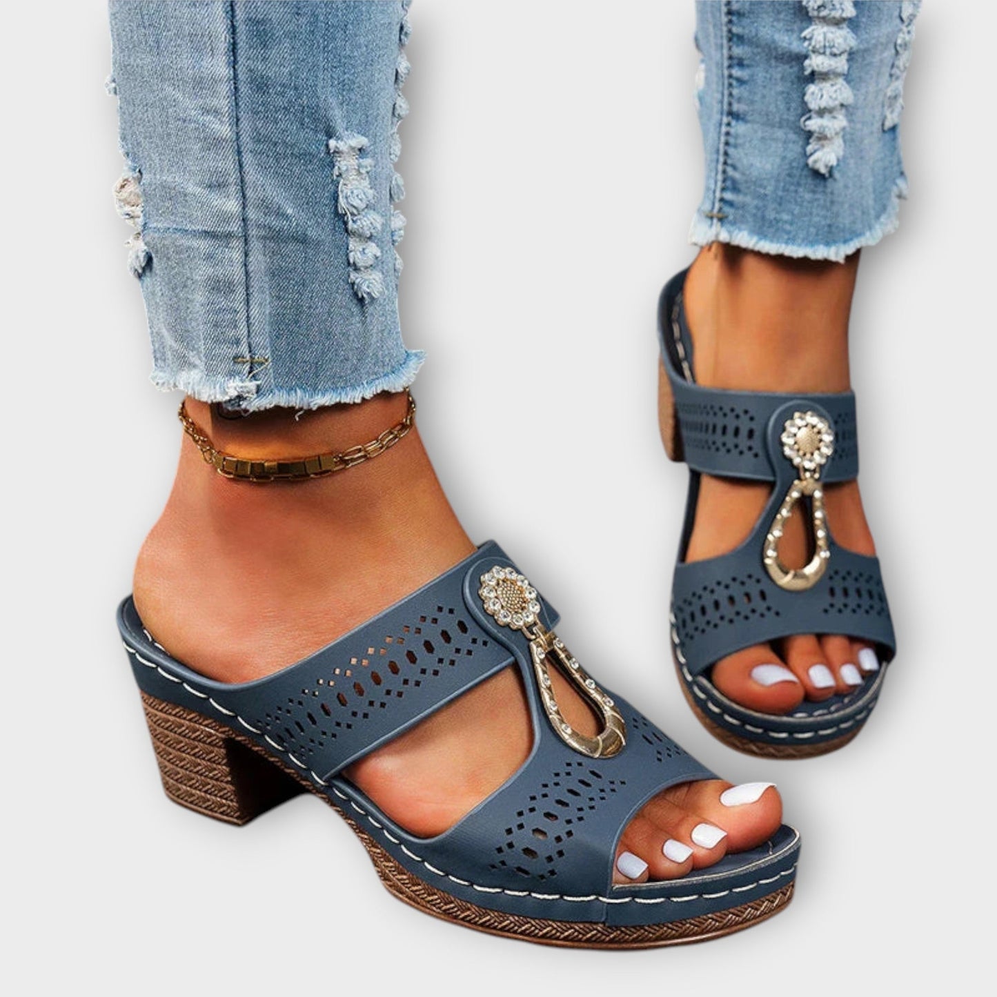 Maria - Silent and Bequeme ortopediska sandaler