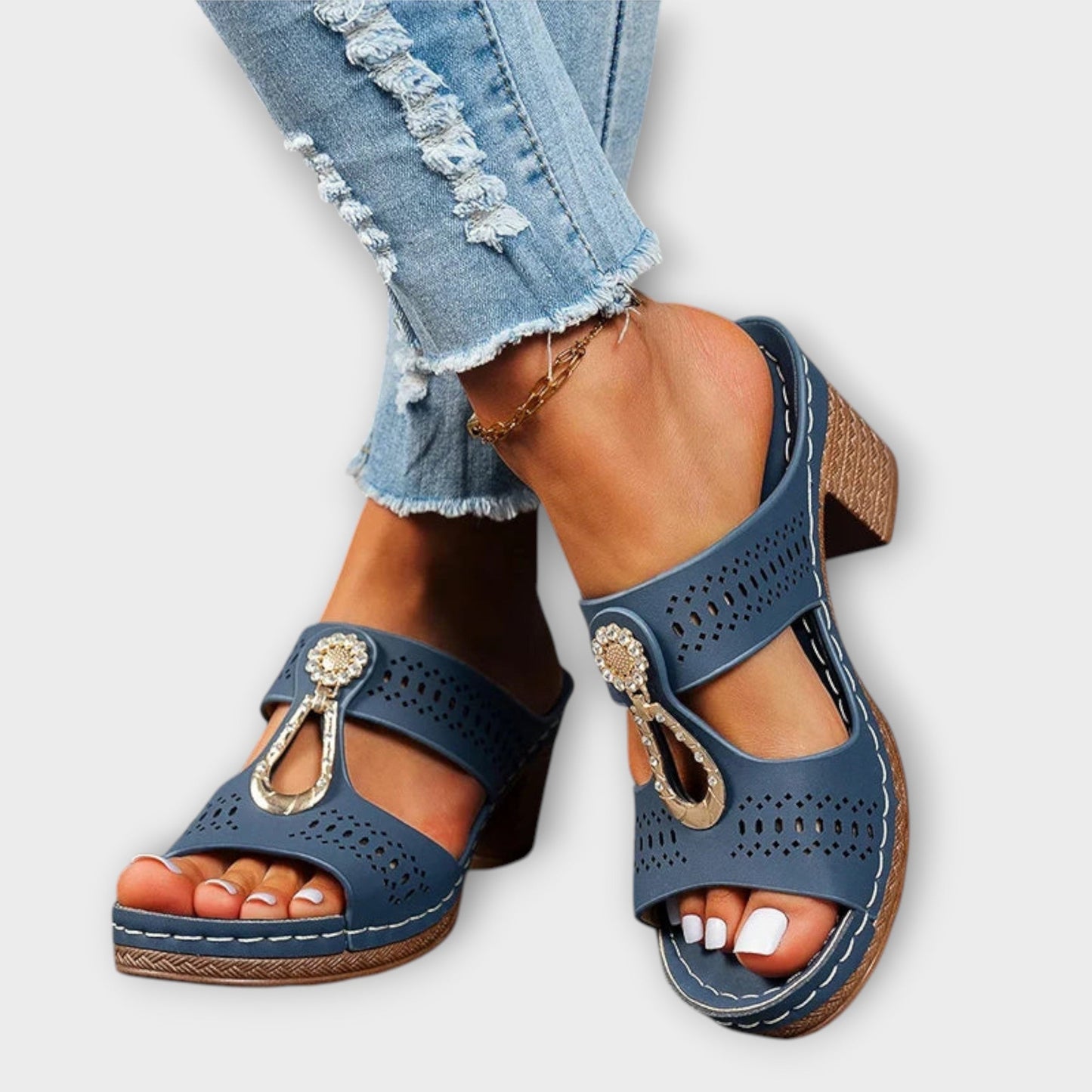 Maria - Silent and Bequeme ortopediska sandaler