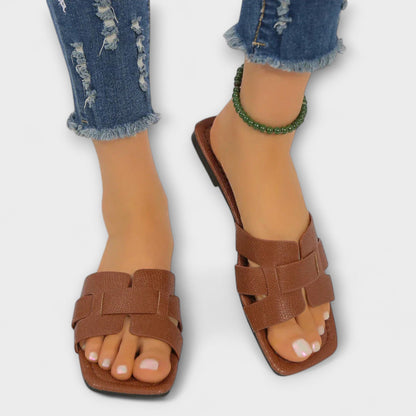 Diva - Flache-sandal för kvinnor