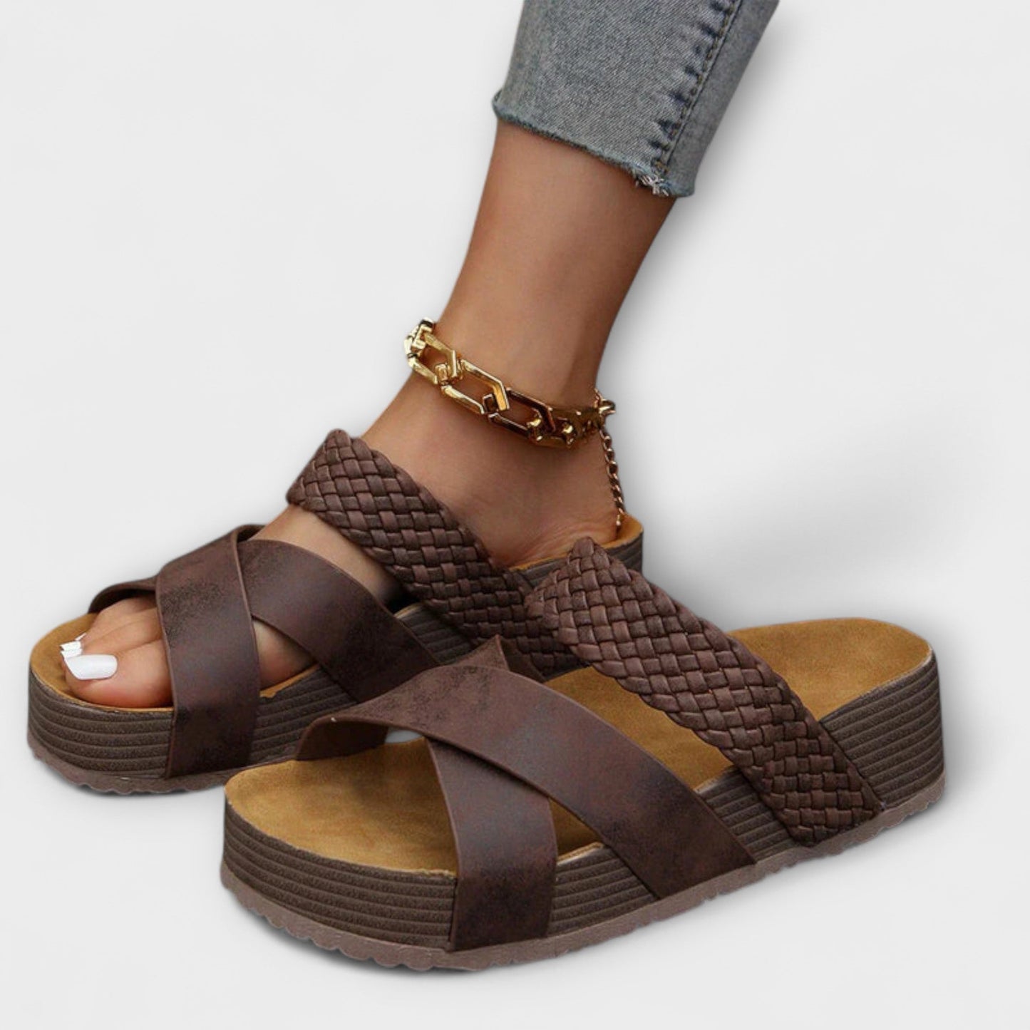 Angelika - Ortopediska modesandal 