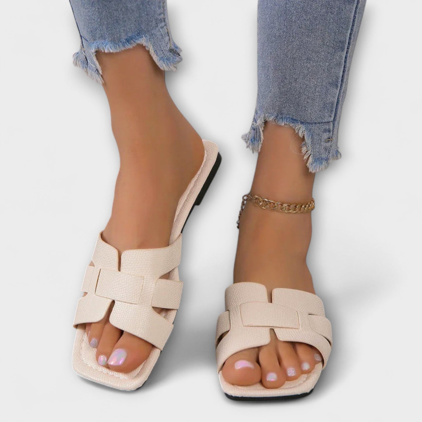 Diva - Flache-sandal för kvinnor