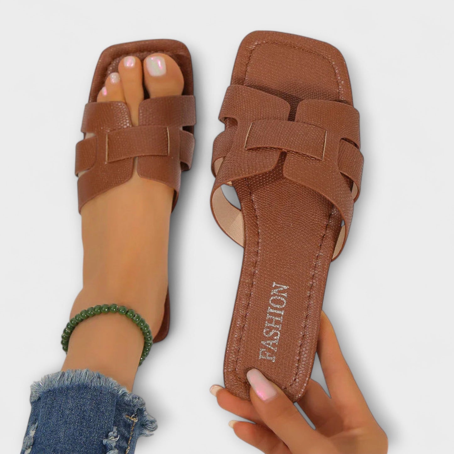 Diva - Flache-sandal för kvinnor