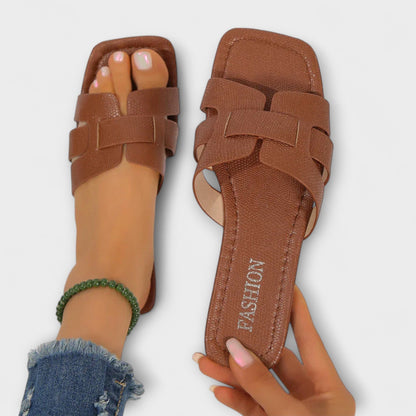 Diva - Flache-sandal för kvinnor