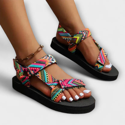 Sommerliche Flache Damen Sandaler från Hanfseil