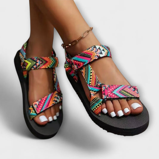 Sommerliche Flache Damen Sandaler från Hanfseil