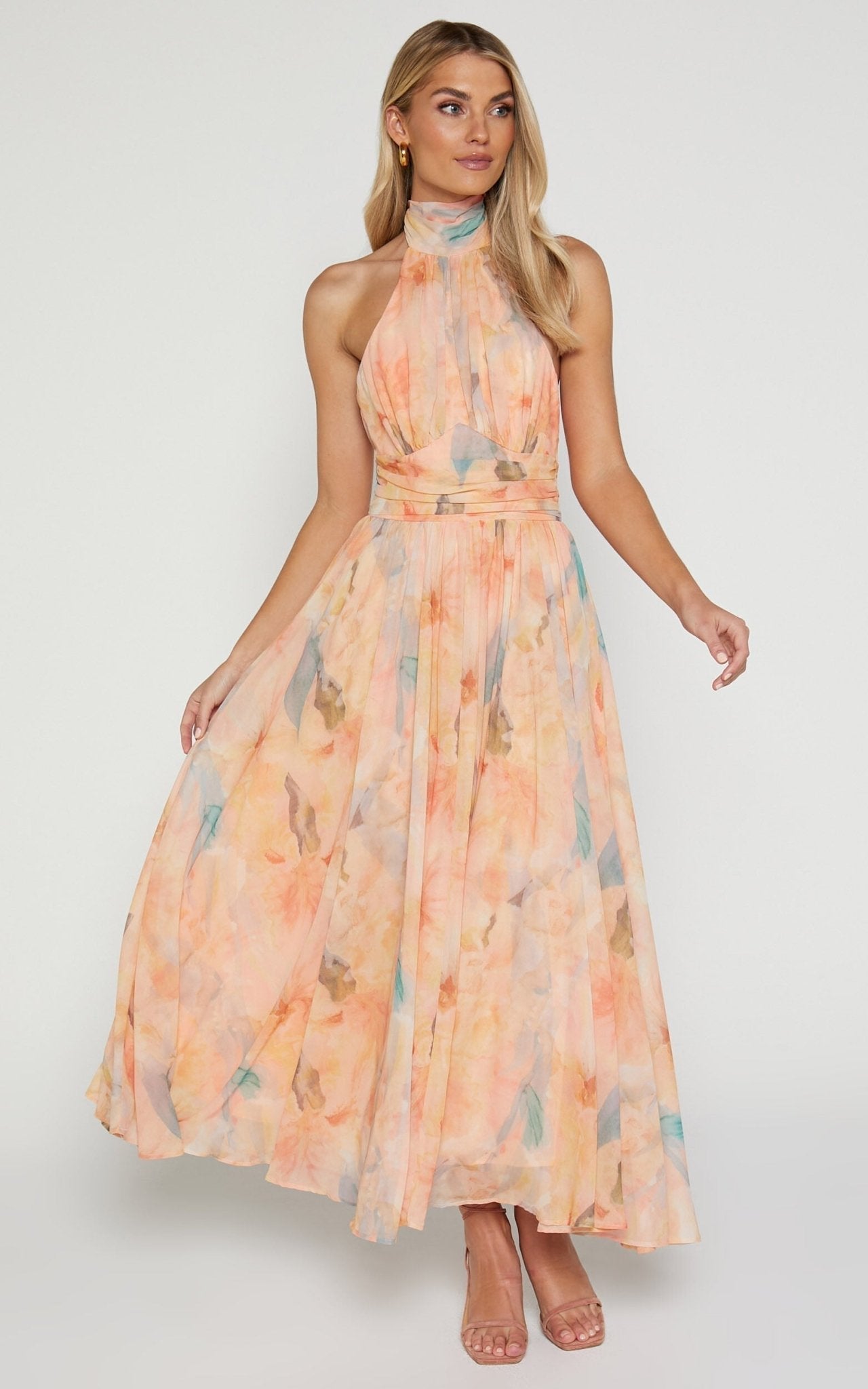 Antonella | Elegant Halterneck Maxiklänning