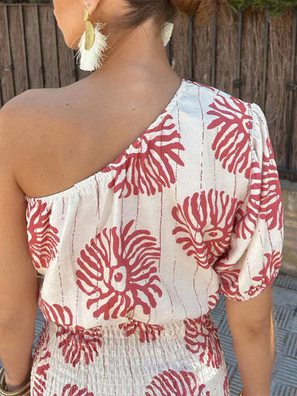 Bernadina | Avslappnad kort sommarklänning
