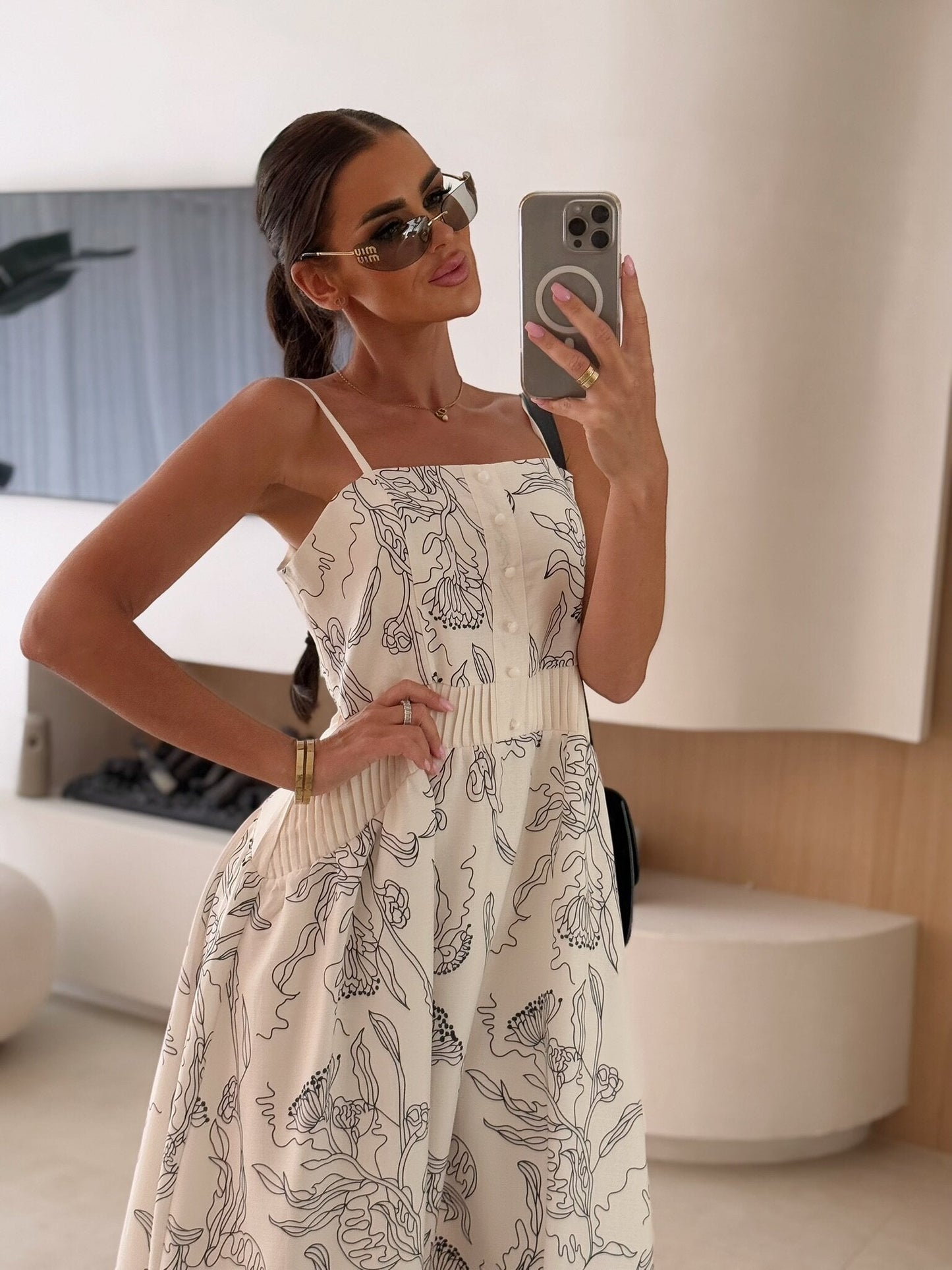 Claudie | Elegant midiklänning