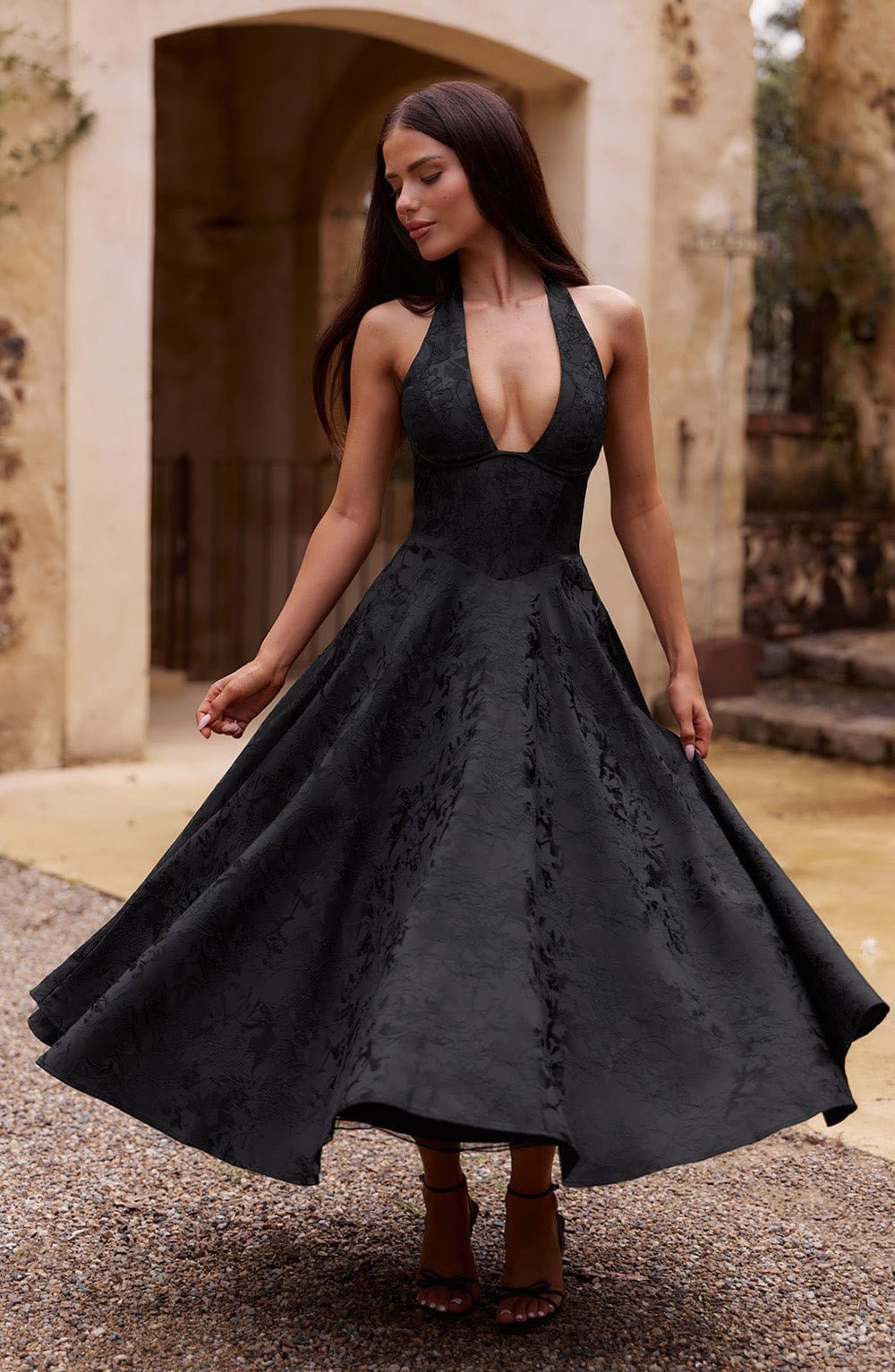 Esmeralda | Elegant midiklänning 
