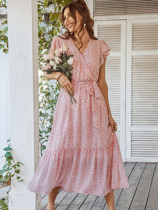 Eva™ | Elegant blommig klänning