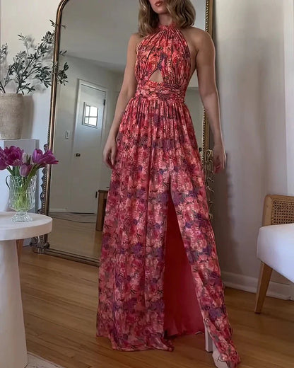 Luna™ | Maxiklänning med blommönster