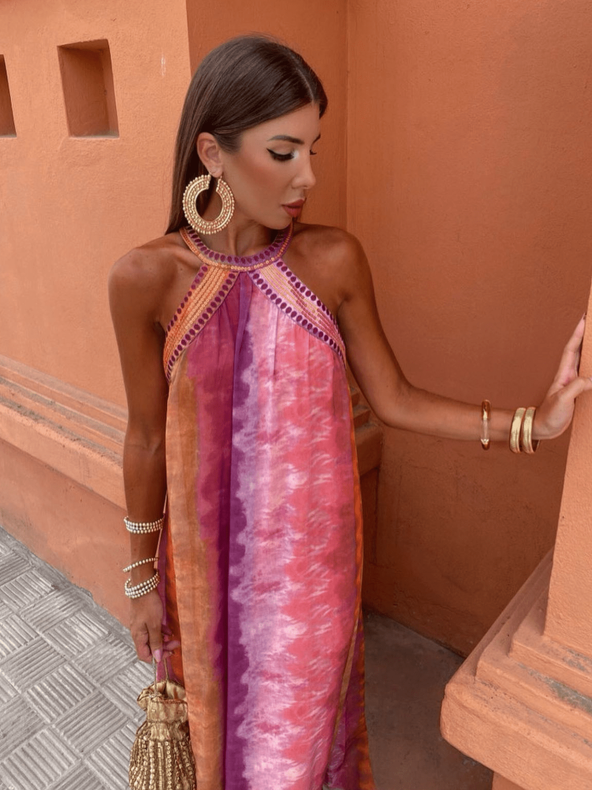 Luciana™ | Sommarklänning med ombre-effekt