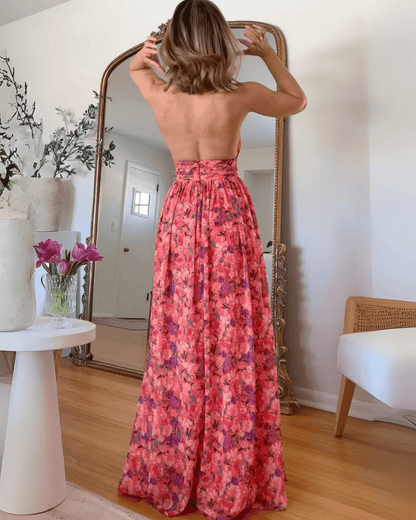 Luna™ | Maxiklänning med blommönster