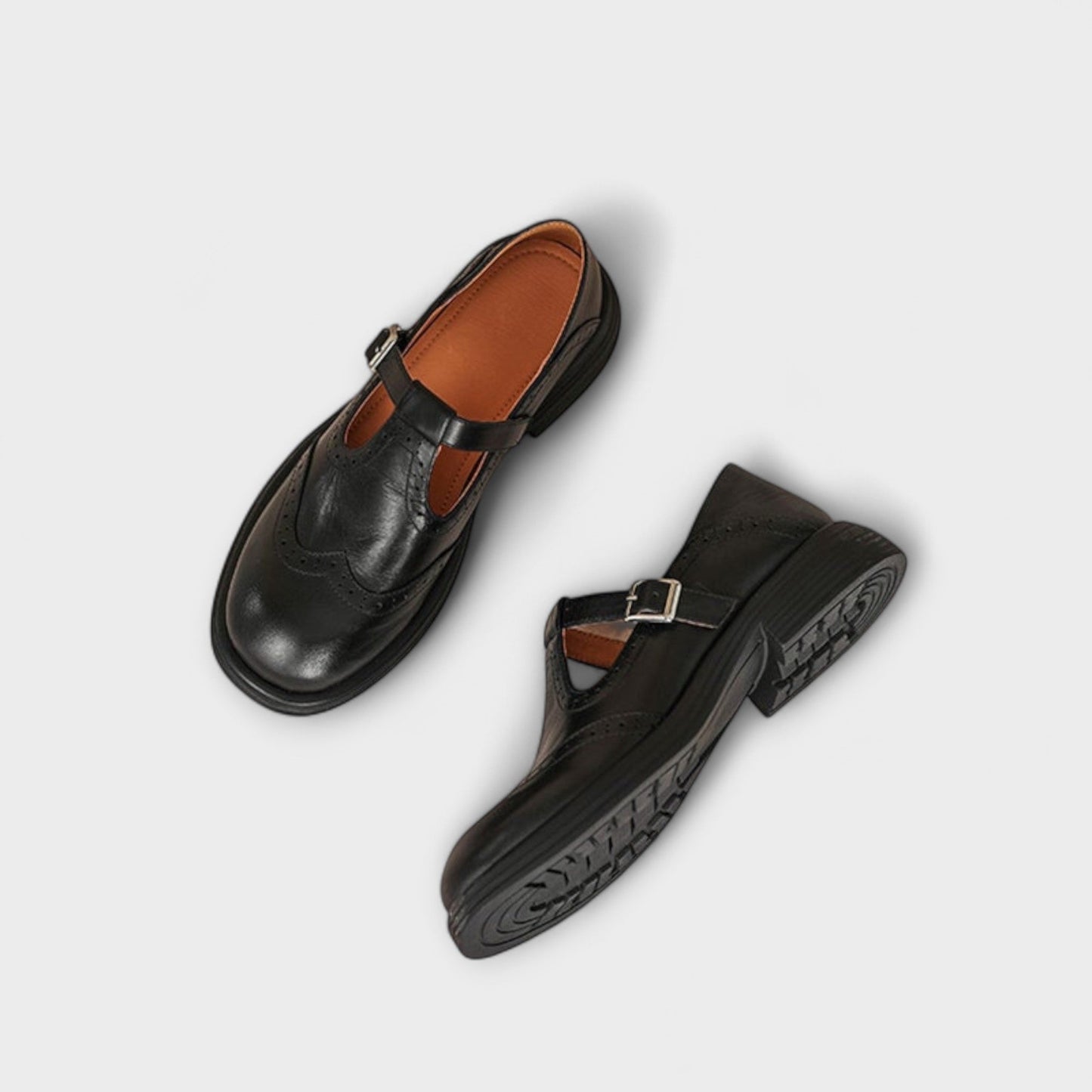 Emilia - Mary Janes i läder