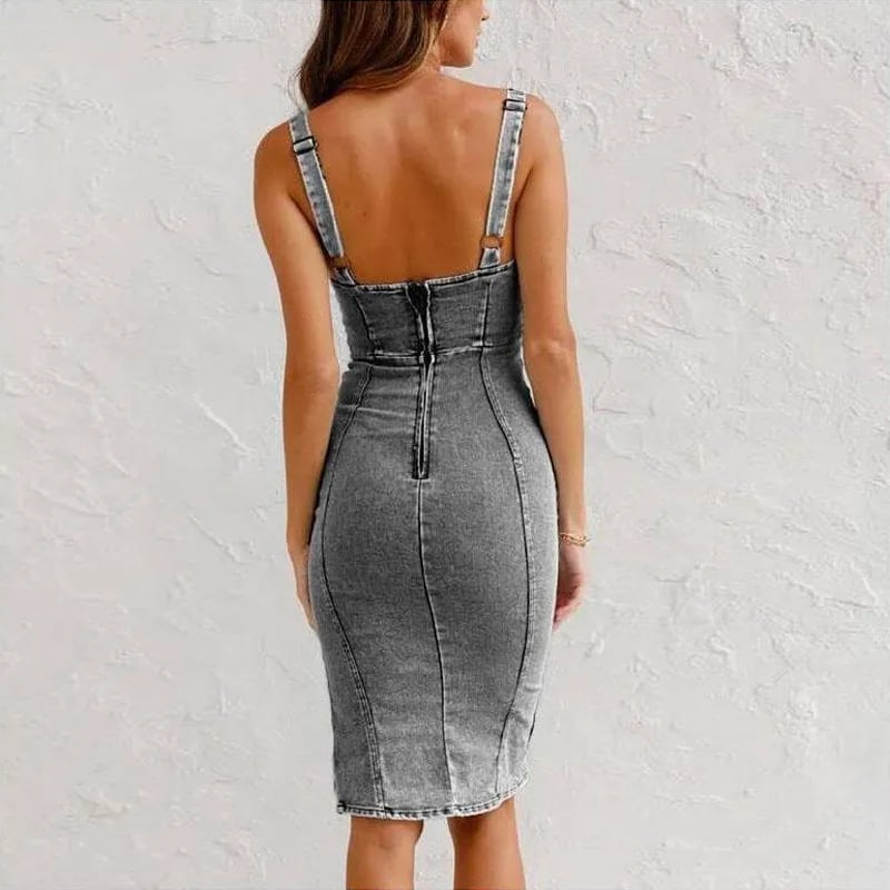 Mona | Denimklänning med linne