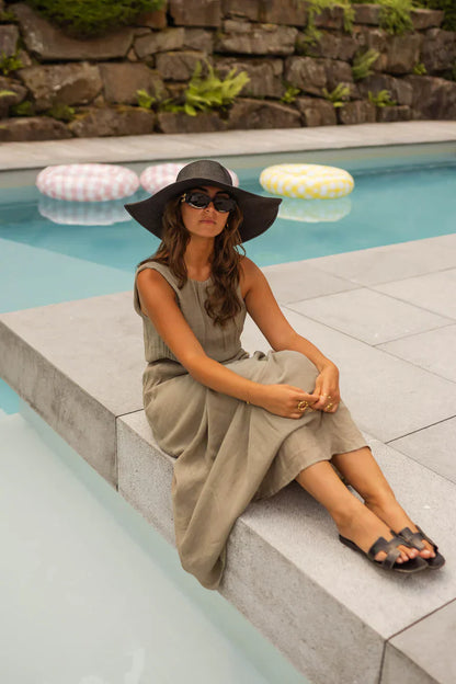 Norelia® | Sommarklänningen i elegant khaki