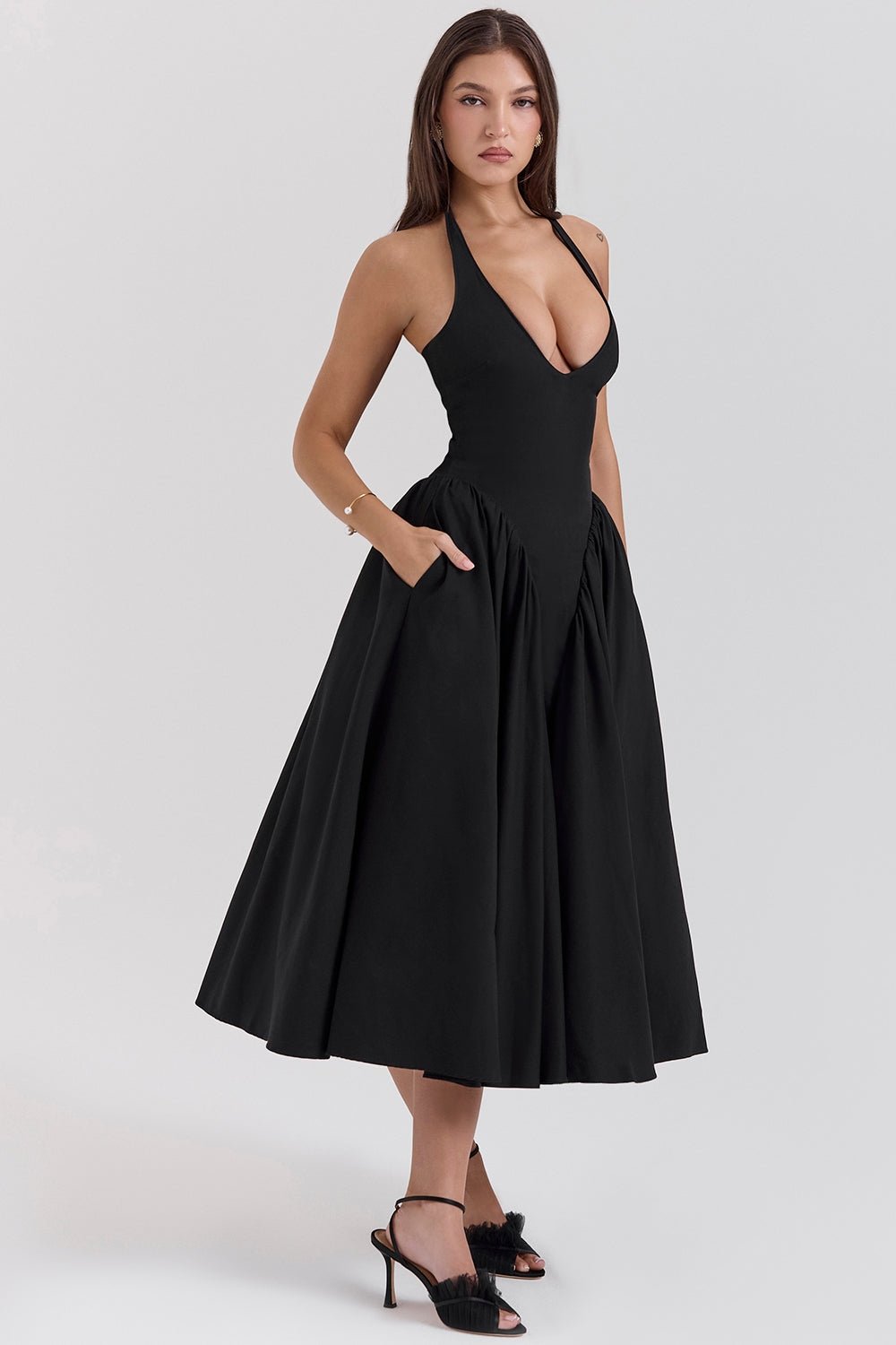 Shannah | Elegant midiklänning