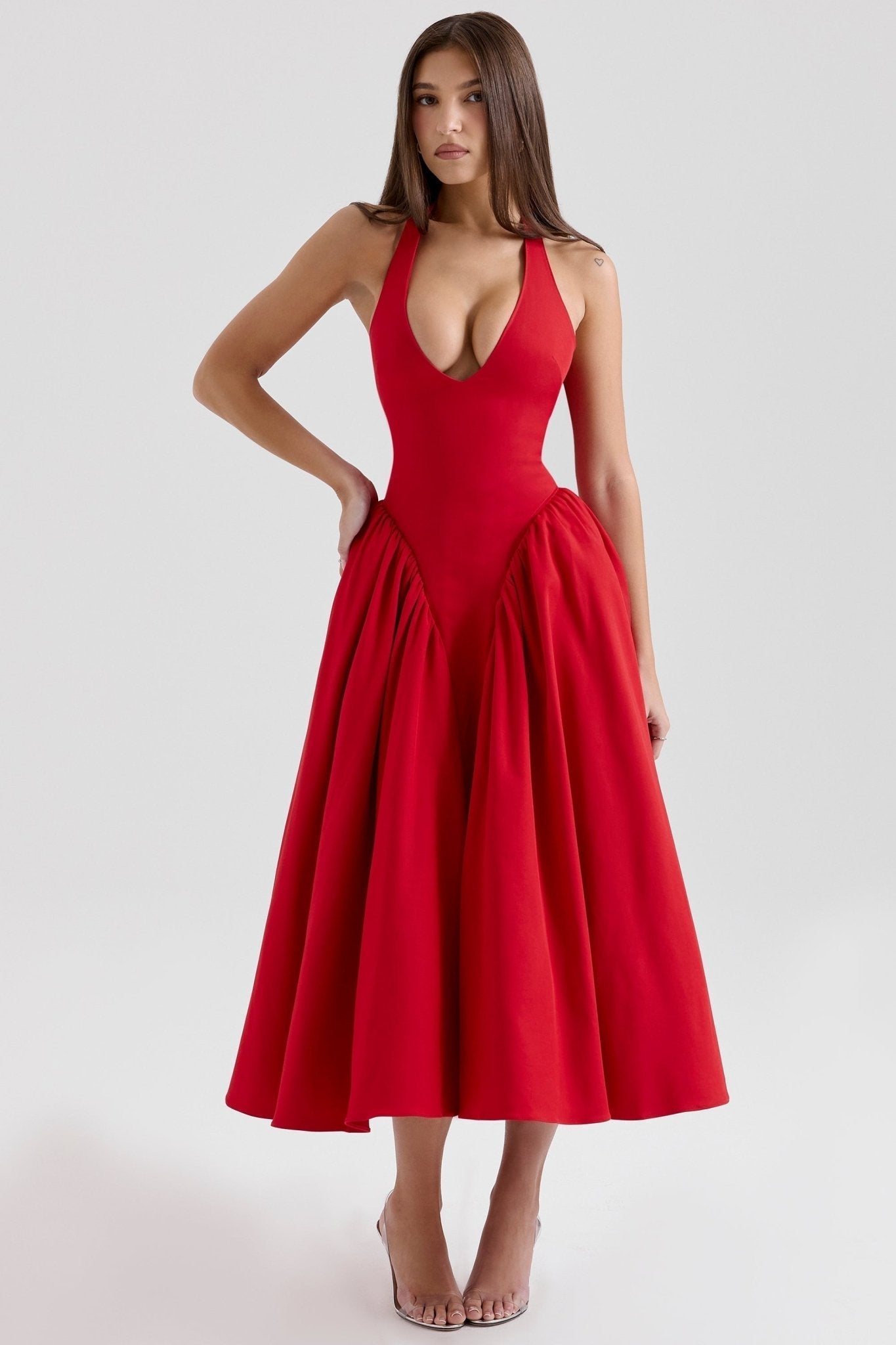 Shannah | Elegant midiklänning